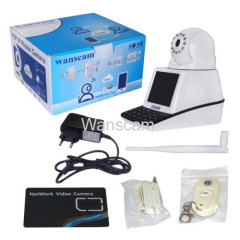 Wanscam CMOS H.264 Visible Video Camera Phone Call Mini IP Wifi SD Camera