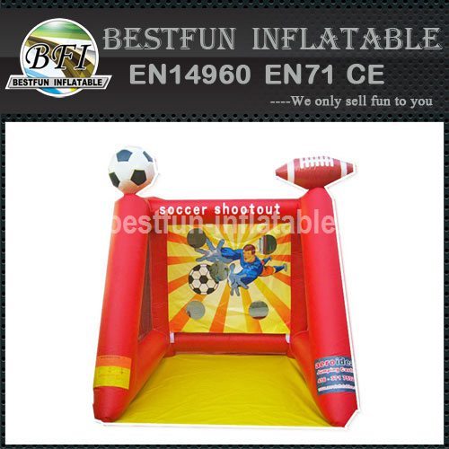 Cheap inflatable shooting games for football