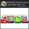 Inflatable interactive game 4 in 1 combo sport game