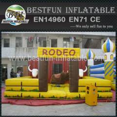 Mechanical bull with Inflatable square