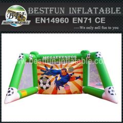 ISOLATED INFLATABLE FOOTBALL GATE