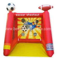 Cheap inflatable shooting games for football