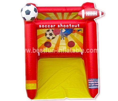 Cheap inflatable shooting games for football