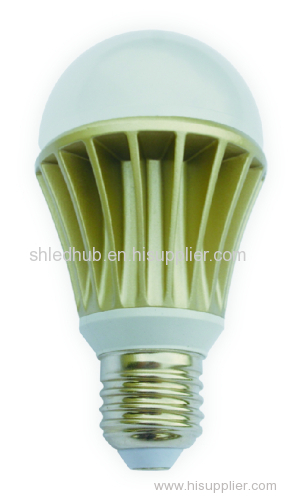 11W Golden Aluminum Shell 897.2 lm 6000K E27 A60 SMD3528 Warm White LED Globe Bulb
