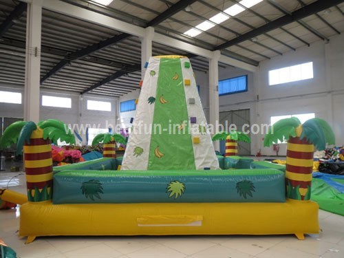 Exciting outdoor inflatable climbing wall