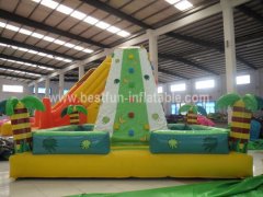 Exciting outdoor inflatable climbing wall