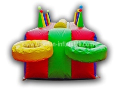 Fun inflatable air blow ball game
