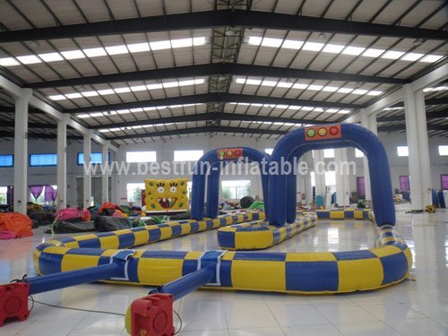 Giant tricycles inflatable track for sale