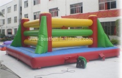 Inflatable boxing ring gloves fighting