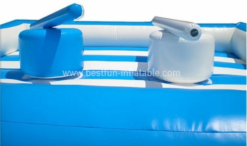 Inflatable gladiator jousting ring