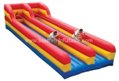 Sport game inflatable bungee run jump