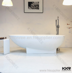 Kkr Resin Stone Bathroom Shower Floor Standing Bathtub (KKR-B021)