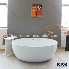 Kkr Manufacturer Freestanding Composite Stone Bathtub