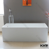 artificial stone square bathtub