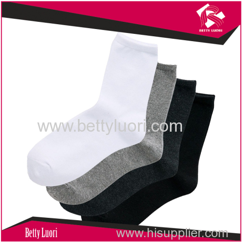 Solid Color Plain Soft Socks for Adult