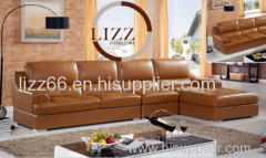 Furniture Leather Sofa Shaped Sofa