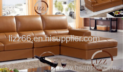 Furniture Leather Sofa Shaped Sofa