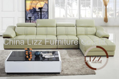 Large Leather Sectional Sofas 3 Pcs