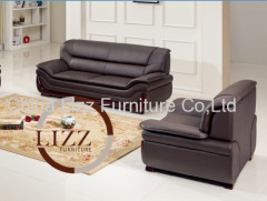 Brown Leather Sofa Set