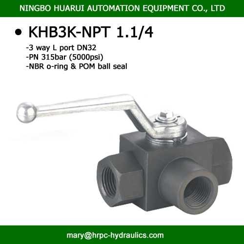 BK3-NPT1 1/4 L port high pressure wog 5800psi hydac standard hydraulic valves manufacturer
