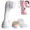 4 In 1 Deep Clean Electric Facial Cleaner Face Skin Care Brush Massager Scrubber