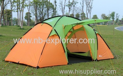 Luxury family camping tent / 4persons tent / 2rooms camping tent