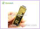 Creative design Gold Bar USB Flash Drive Memory disk 2GB / 4GB / 8GB / 16GB / 32GB