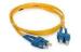 Fiber Optic SC Patch Cord With Corning Fiber 1M Flame Retardant