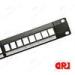 1" 24 port UTP cat5e / cat6 Rj45 Rack Mount patch panel with Krone IDC