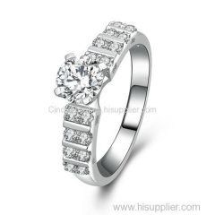 Wholesale-Engagement ring 925 Sterling Silver Ring