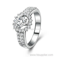 Wholesale-Engagement ring 925 Sterling Silver Ring