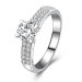 Wholesale-Engagement ring 925 Sterling Silver Ring