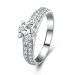 Wholesale-Engagement ring 925 Sterling Silver Ring