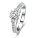 Wholesale-Engagement ring 925 Sterling Silver Ring 2