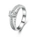 Wholesale-Engagement ring 925 Sterling Silver Ring 3