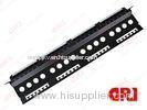 black UTP network RJ45 90 degree cat5e patch panel with 24 port