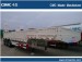 China CIMC 3 Axles Low Bed Semi Trailer for excavator transportation