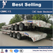 China CIMC 3 Axles Low Bed Semi Trailer for excavator transportation