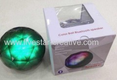 New Arrival Mini Crystal Magic Ball Hi-Fi Stereo Bluetooth Speakers with Remote Control Support TF Card