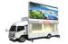 outdoor P10MM full color advertising trailer led screen display with oval lamp