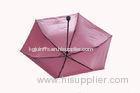 Red Sunshade UV Parasol Umbrella Custom Manual Open With 20 Inch