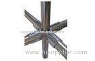 Black Stamping 4 Way Pipe Fitting Metal Pipe Connectors Heavy Duty