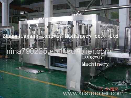 Carbonated drink production line /gas water making filling bottle machine