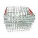 Chrome Wire display shopping baskets supermarket shopping metal basket