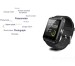 U8 Bluetooth Smart Watch Hands Free Wrist Watch for IOS Android iPhone Samsung