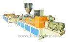 PVC / PP / PE Plastic Roofing Sheet Extrusion Line With Conical Double Screw Extruder