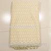 African Embroidery Beige Lace Fabric