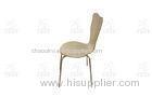 Natural Bent Wood Furniture Birch Chair For Living Room FSC