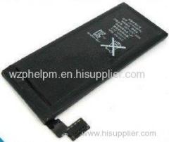 High capacity portable 3.7V Li-ion mobile phone battery power for IPHONE 4G