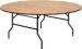 Modern Solid Plywood / Wood Banquet Tables With Steel Legs For Commercial Rental